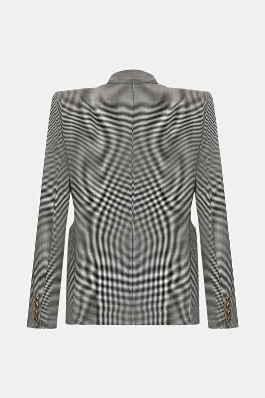 WHİTE BUTTONED JACKET 2