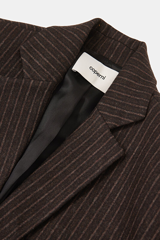 BROWN BUTTONED WOOL JACKET 3