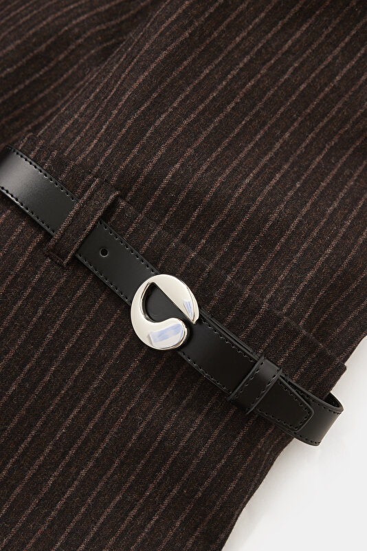 BROWN BUTTONED WOOL JACKET 4