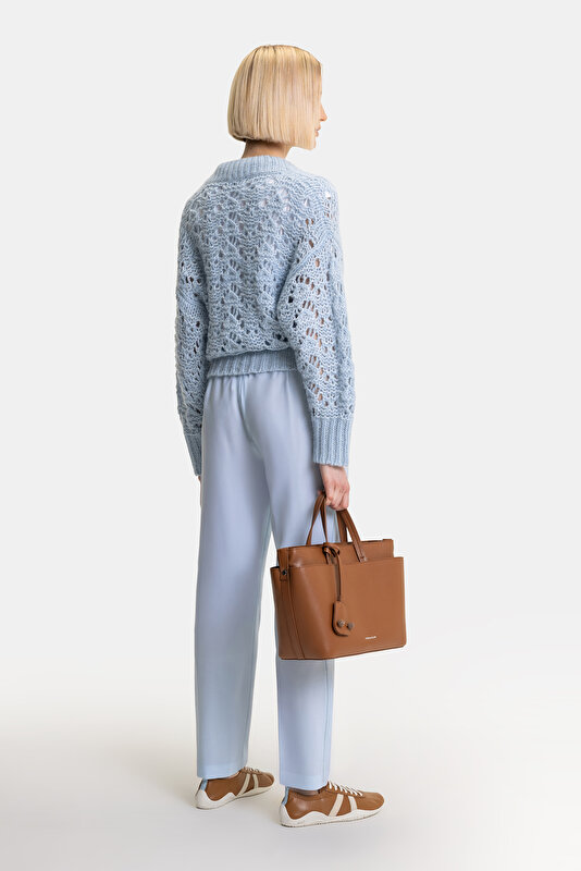 BLUE V NECK TRICOT 4
