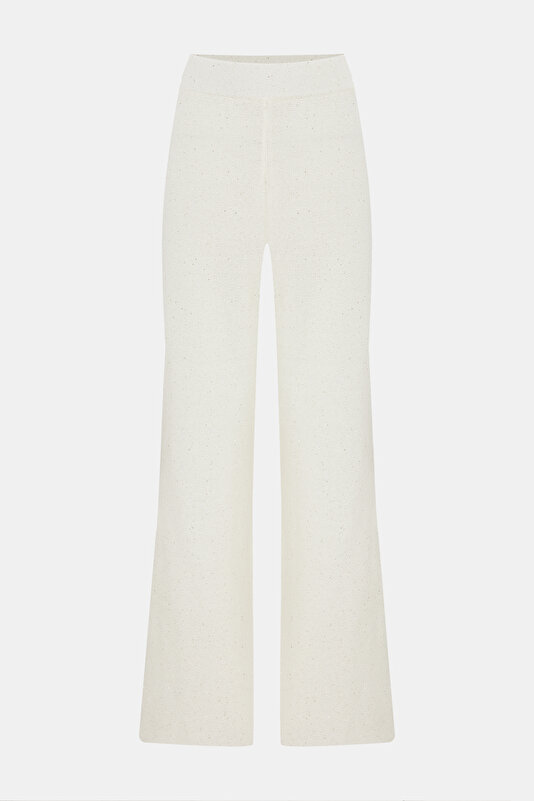 WHITE WIDE LEG TROUSERS 4
