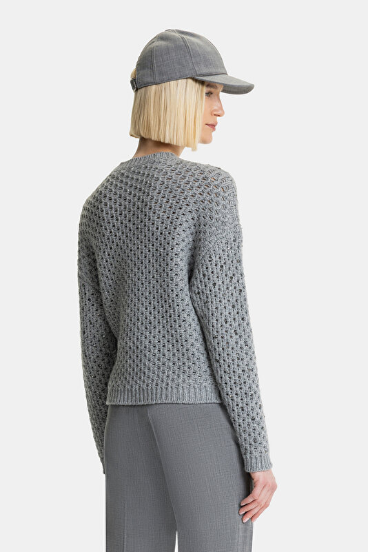 DARK GREY BASIC / ROUND NECKLINE TRICOT 2