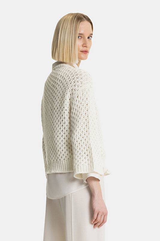 ECRU BASIC / ROUND NECKLINE TRICOT 2