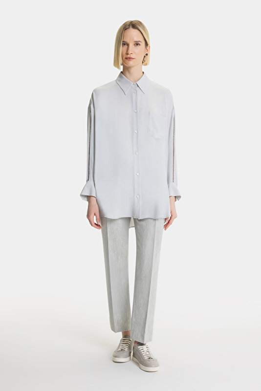 LIGHT GREY LONG SLEEVE SHIRT 3