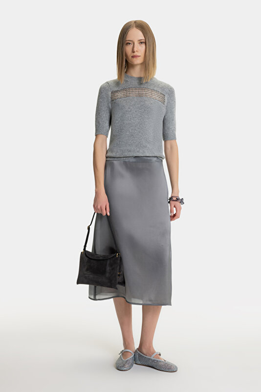 DARK GREY BASIC / ROUND NECKLINE TRICOT 4