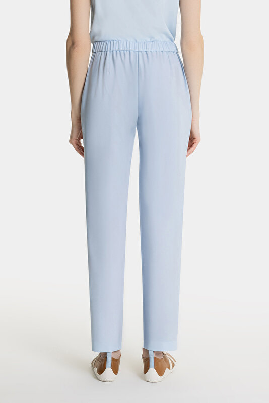 BLUE WIDE LEG TROUSERS 3