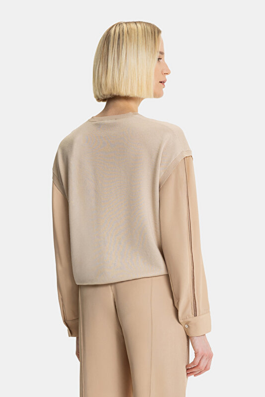 CAMEL BASIC / ROUND NECKLINE TRICOT 2
