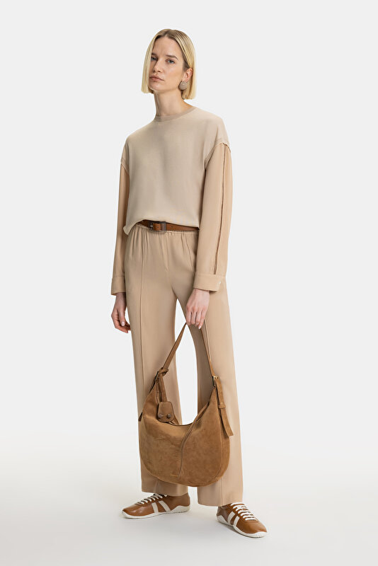 CAMEL BASIC / ROUND NECKLINE TRICOT 3