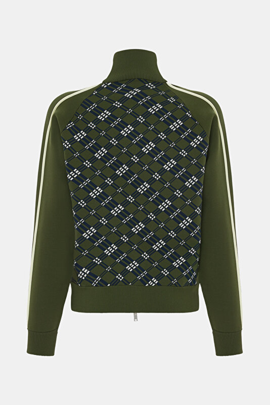 NAVY BLUE DESİGN FİLLED CARDİGAN 2