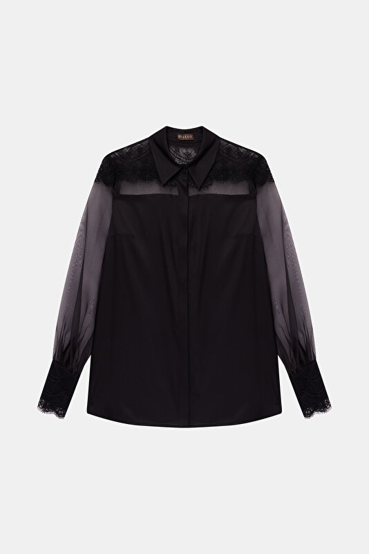BLACK LONG SLEEVE SHIRT