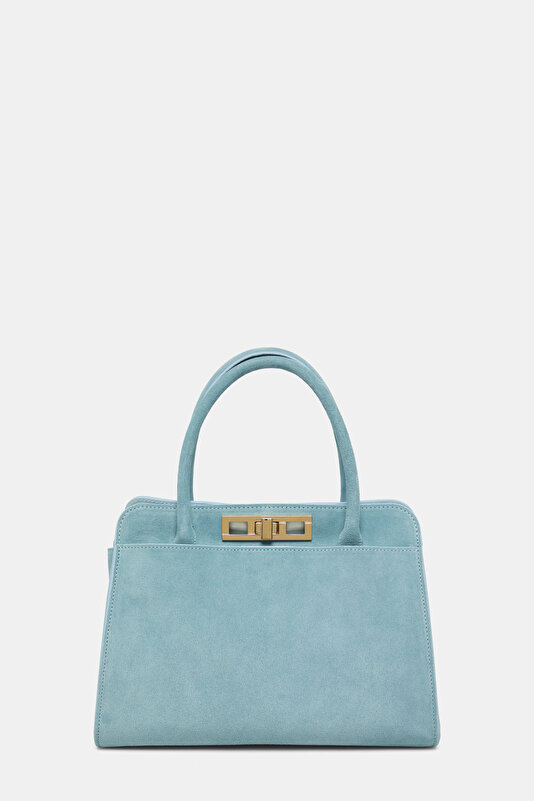BLUE LEATHER BAG