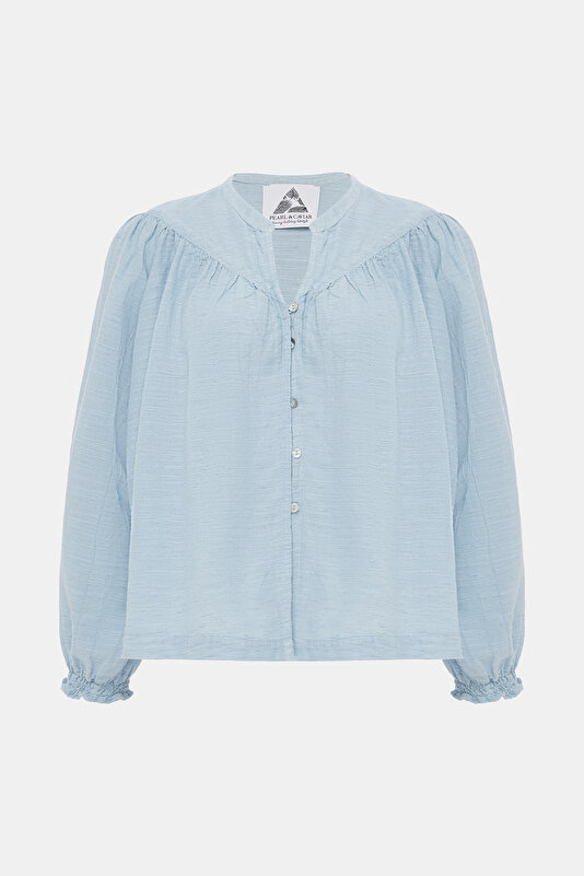 LIGHT BLUE BLOUSE