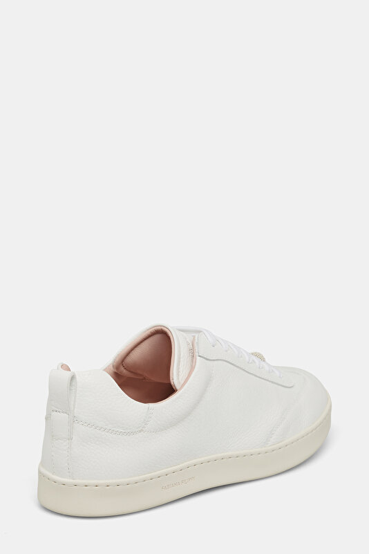 WHITE LEATHER SNEAKER KADIN 3