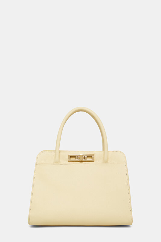ECRU LEATHER BAG
