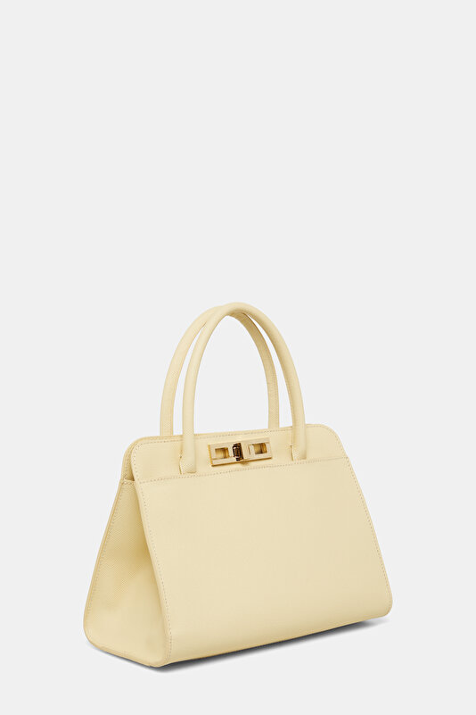 ECRU LEATHER BAG 3