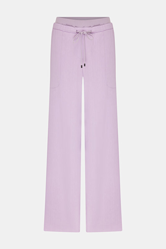 LILAC WIDE LEG TROUSERS 4