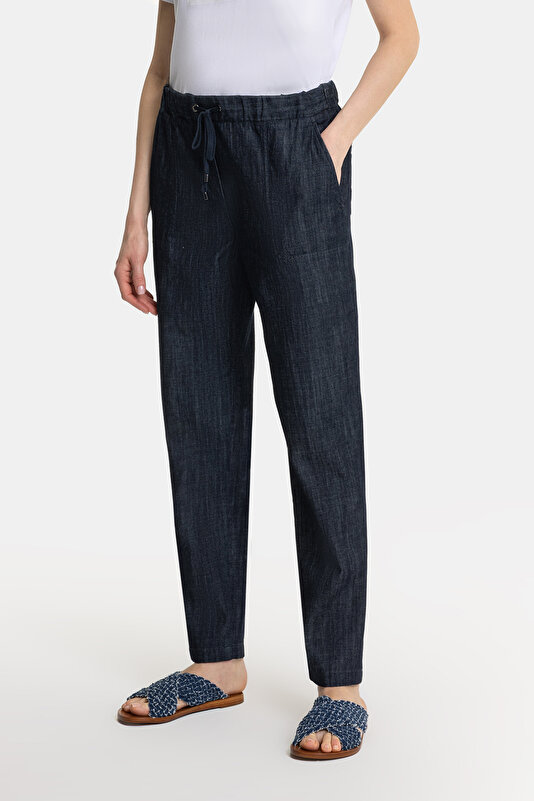 LACİVERT DENIM PANTOLON 2