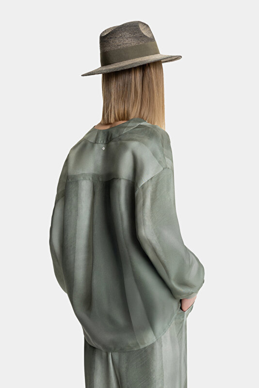 KHAKI LONG SLEEVE SHIRT 2