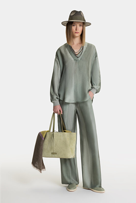 KHAKI LONG SLEEVE SHIRT 4
