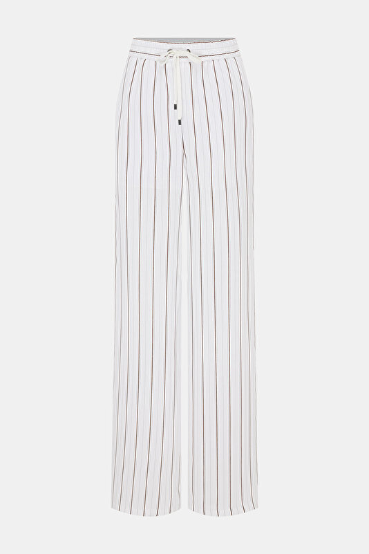 BLACK WIDE LEG TROUSERS 4