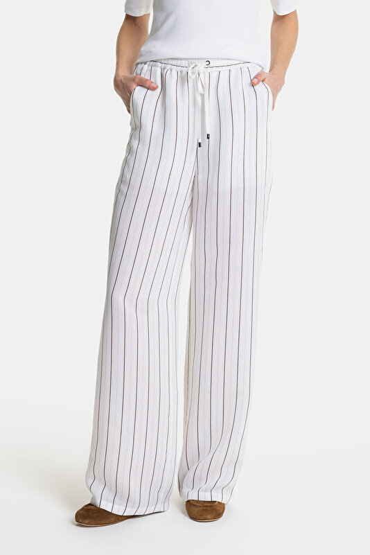 BLACK WIDE LEG TROUSERS 2