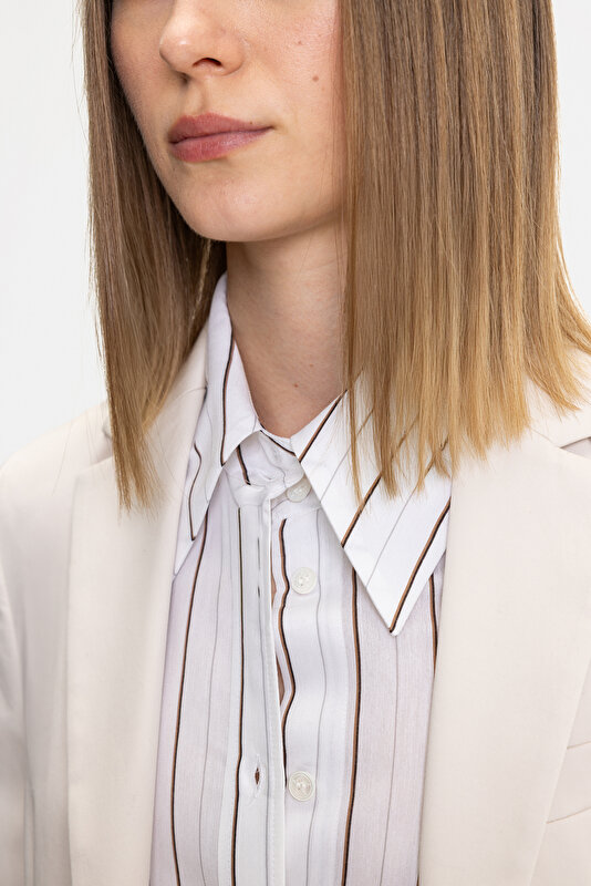 BROWN SHAWL COLLAR JACKET 3