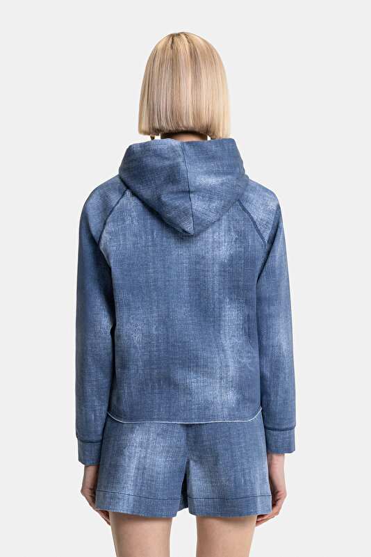 BLUE HOODIE SWEATSHIRT 2