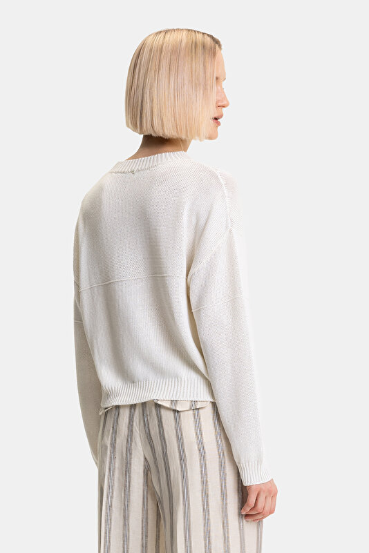 ECRU BASIC / ROUND NECKLINE TRICOT 2