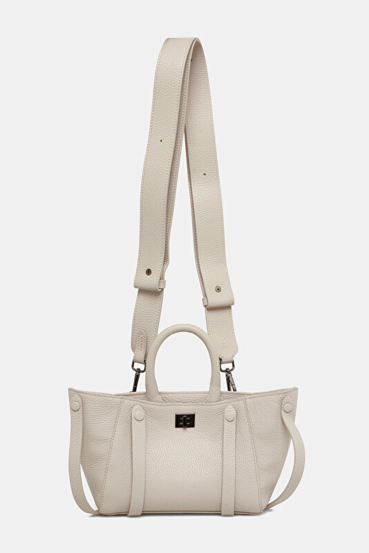 BEIGE LEATHER BAG 2