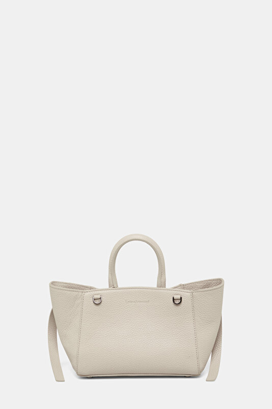 BEIGE LEATHER BAG 4