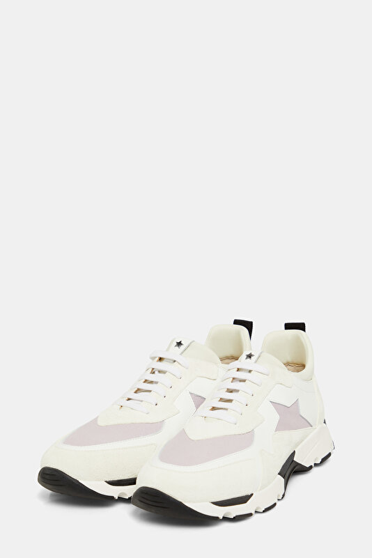 WHITE LEATHER SNEAKER KADIN 2