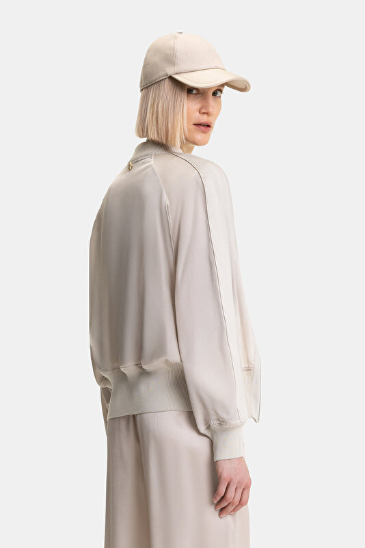 BEJ FERMUARLI SWEATSHIRT 2
