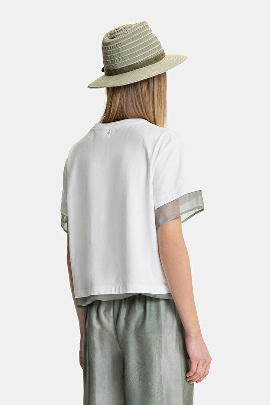 BEYAZ-HAKİ T-SHIRT 2