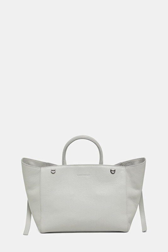 GREY LEATHER BAG 4