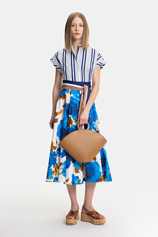WHITE SHORT SLEEVE DRESS