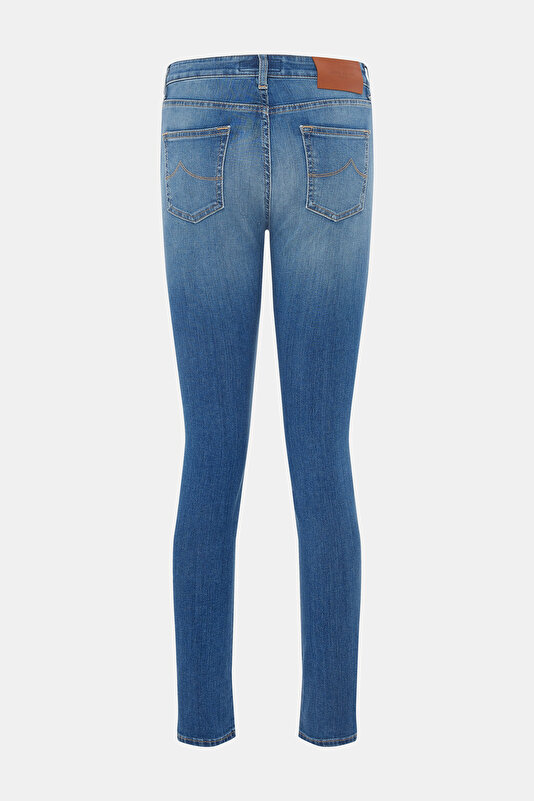 MAVİ DAR PAÇA DENIM PANTOLON 2