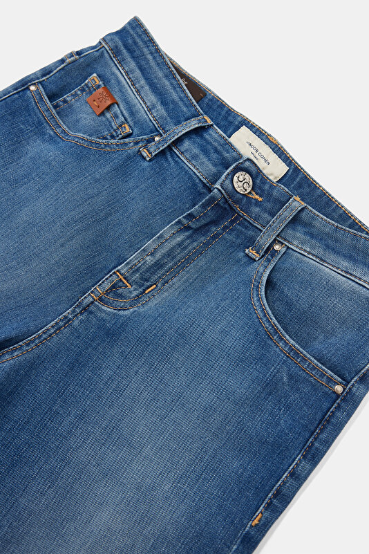 MAVİ DAR PAÇA DENIM PANTOLON 3