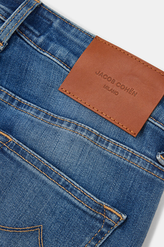 MAVİ DAR PAÇA DENIM PANTOLON 4