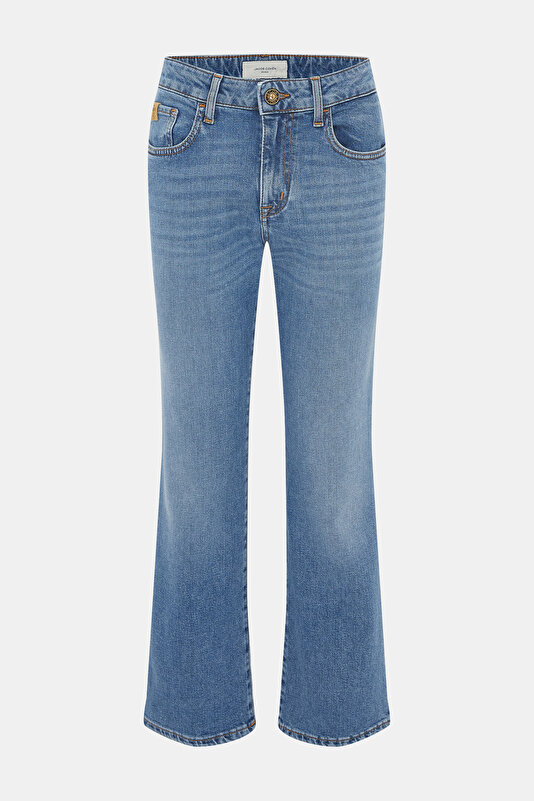 MAVİ DÜZ KESİM DENIM PANTOLON