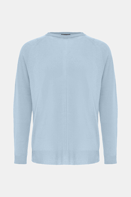 BLUE BASIC / ROUND NECKLINE