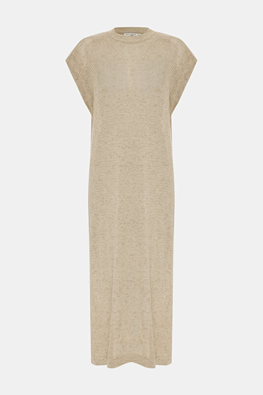 BEIGE DRESS