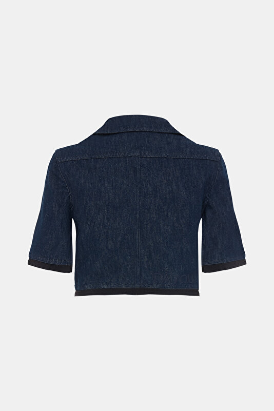 DARK BLUE BUTTONED JACKET 2