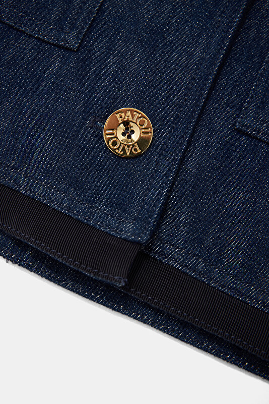 DARK BLUE BUTTONED JACKET 4