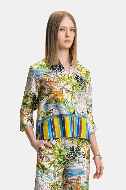 BLUE LONG SLEEVE SHIRT