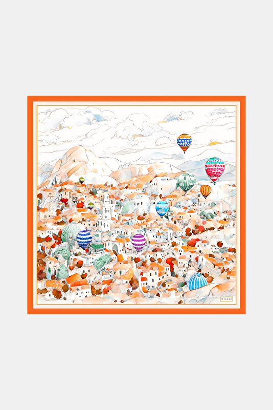 ORANGE VIEW DESIGN TWILL BANDANA