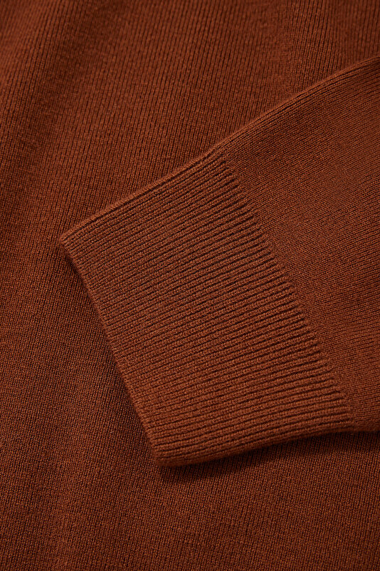 BRICK POLO NECK TRICOT 4