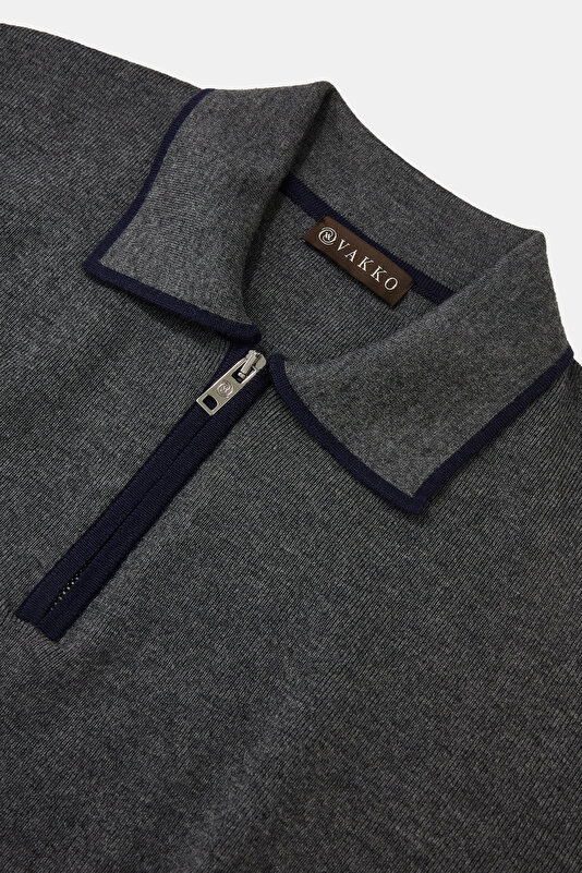 SMOKED POLO NECK TRICOT 3