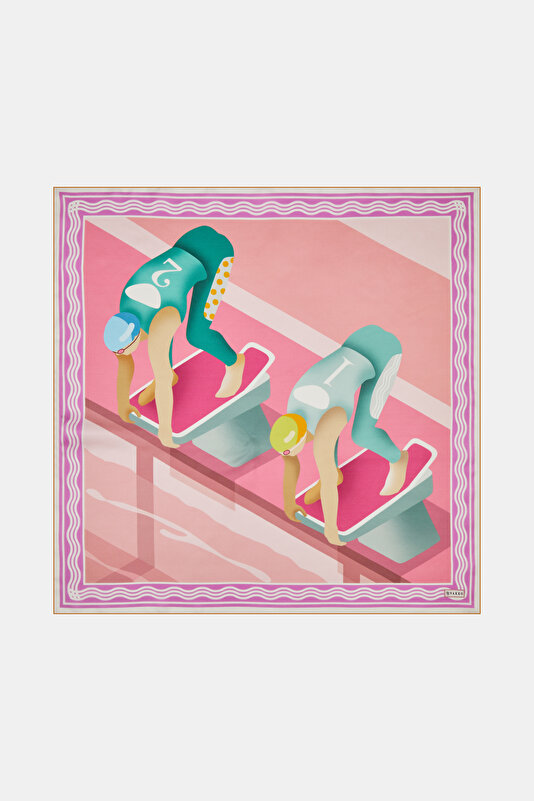 LIGHT PINK OBJECT DESIGN TWILL GAVROŞ