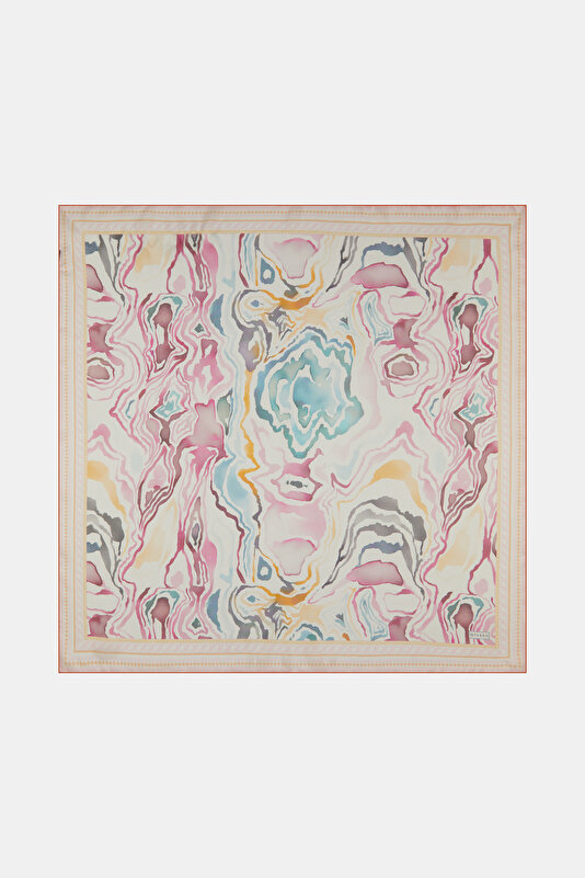 LIGHT PINK BATIK ETAMIN VOILE SCARF