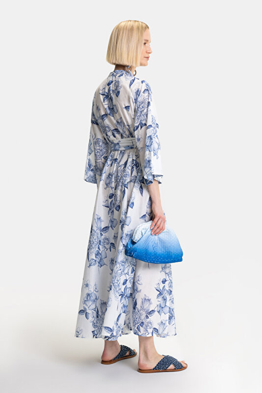 BLUE LONG SLEEVE DRESS 2